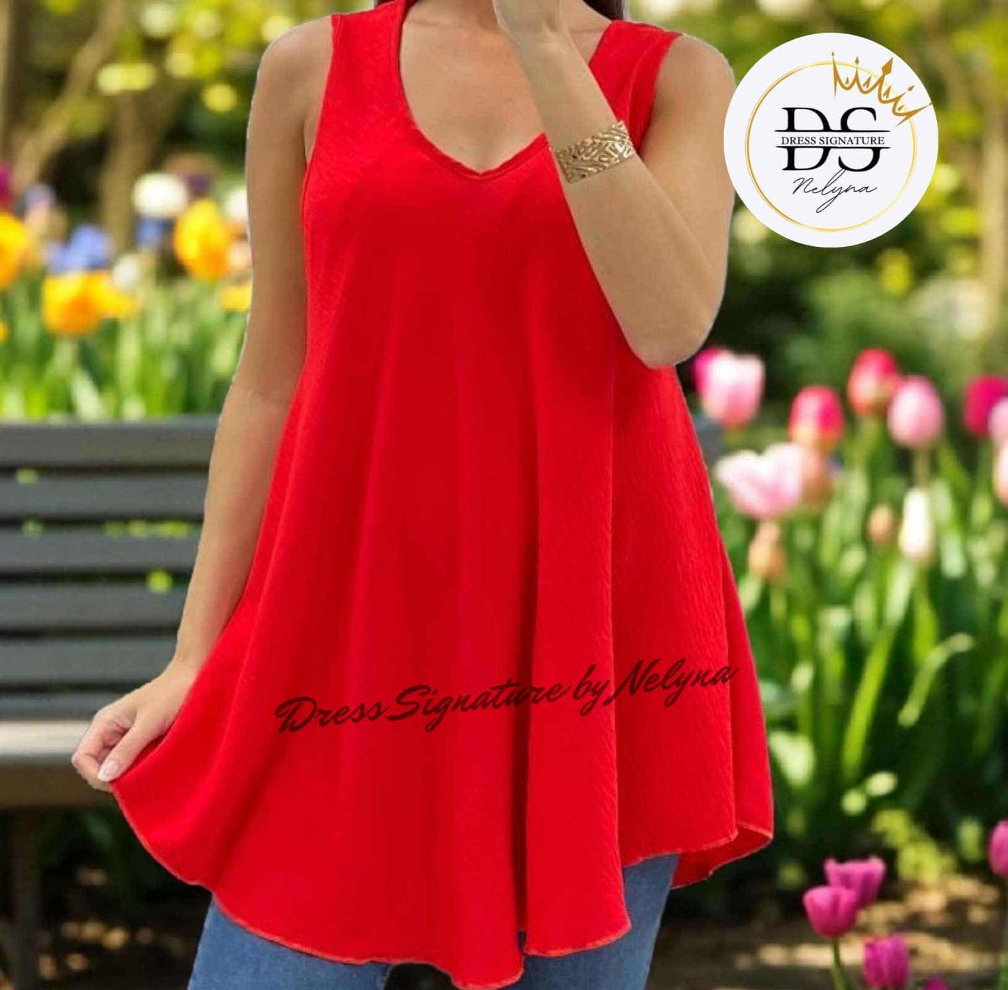 Top évasé chic