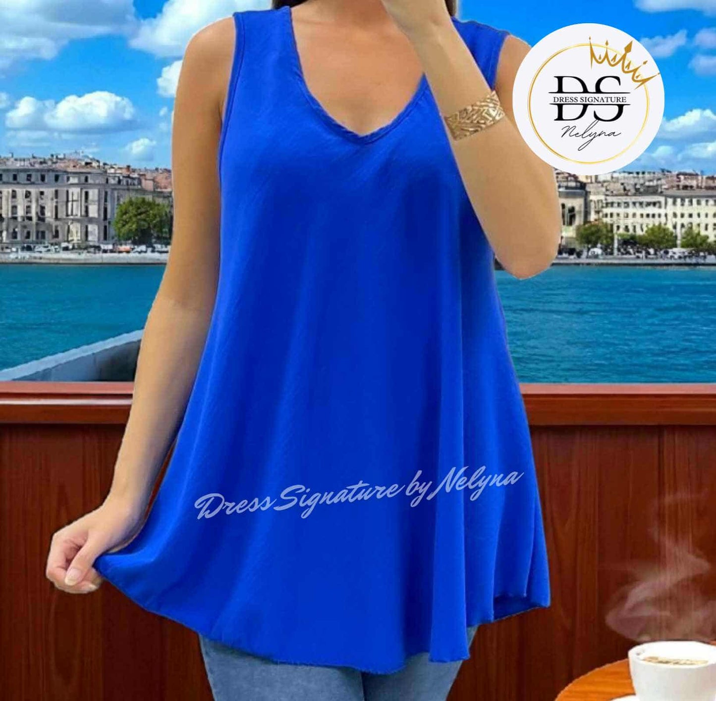 Top évasé chic