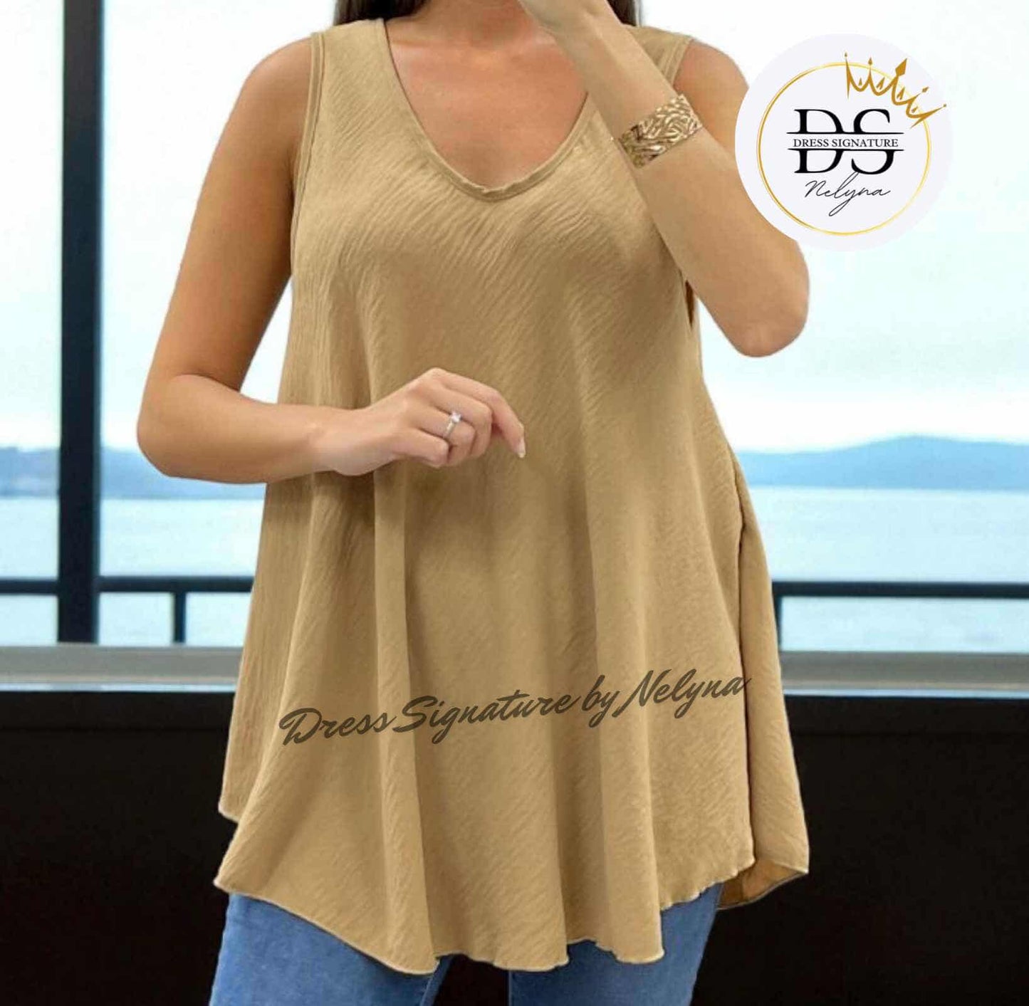 Top évasé chic