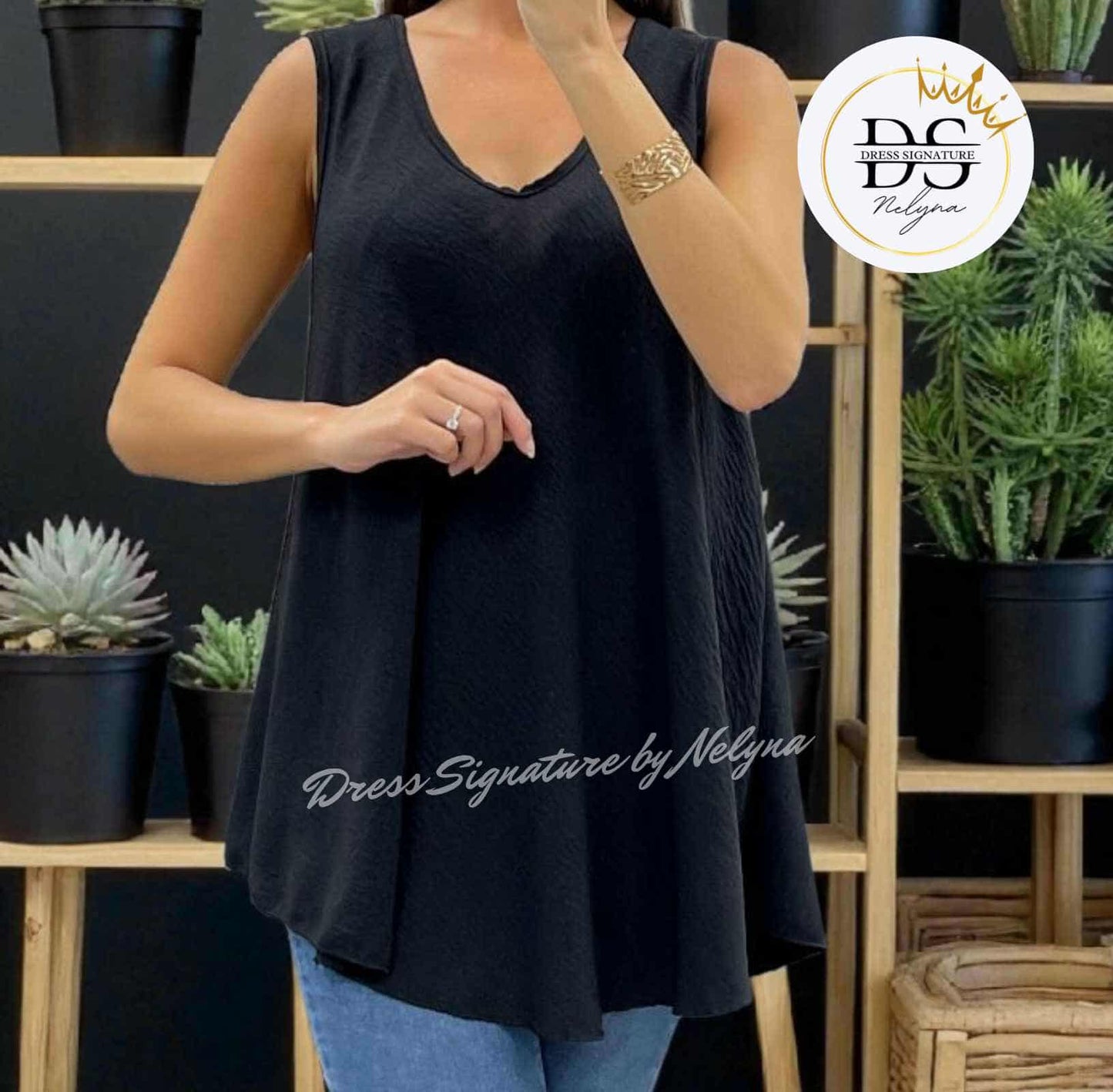 Top évasé chic