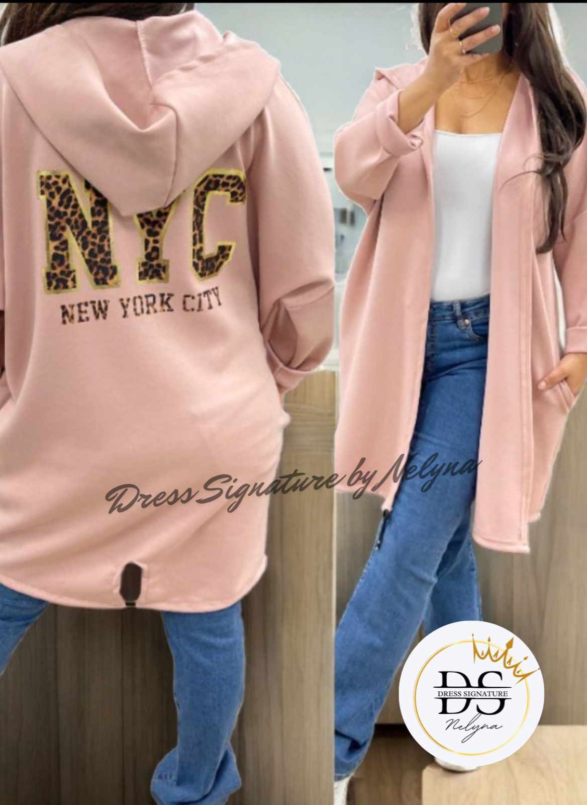 Gilet à capuche NYC