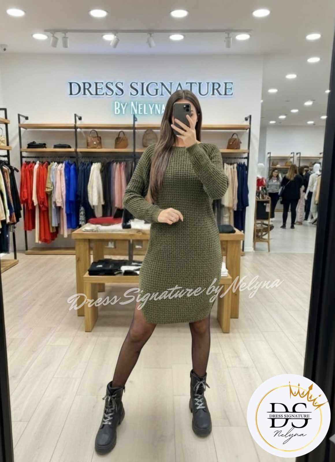 Robe pull grosse maille (PC)