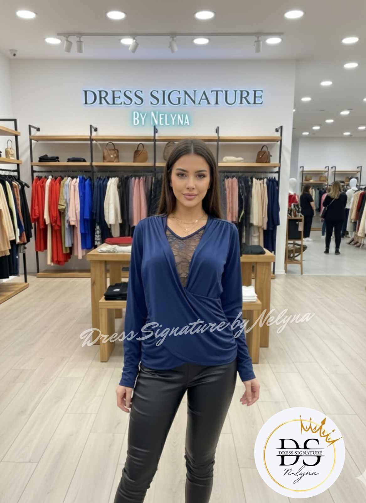 Top dentelle drapé (PC)