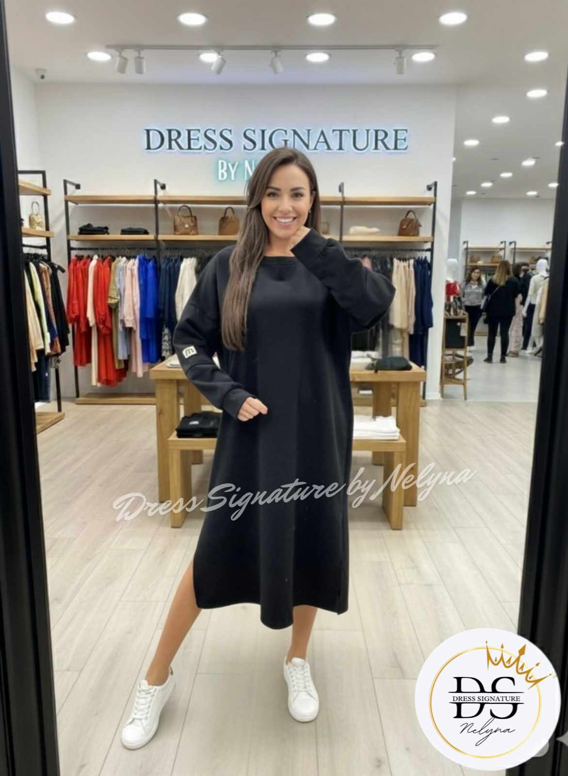 Robe oversize Ă fentes (PC)