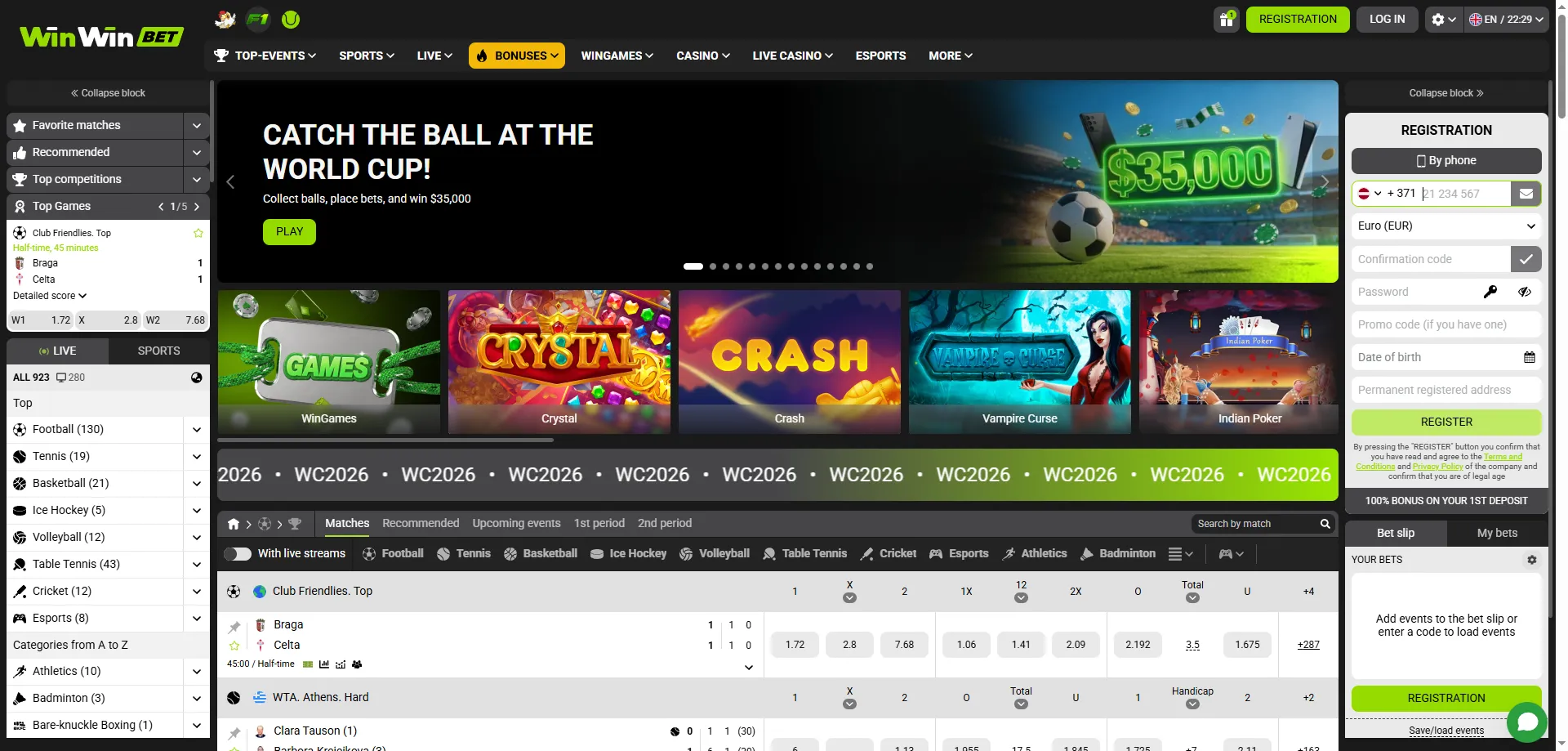 WinWin Bet S&eacute;n&eacute;gal &mdash; aper&ccedil;u de la plateforme de casino en ligne