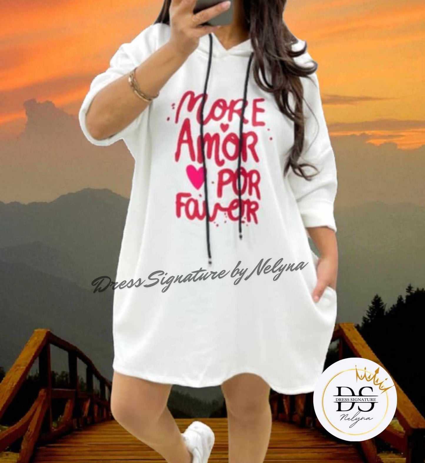 Robe sweat Amor