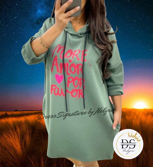 Robe sweat Amor