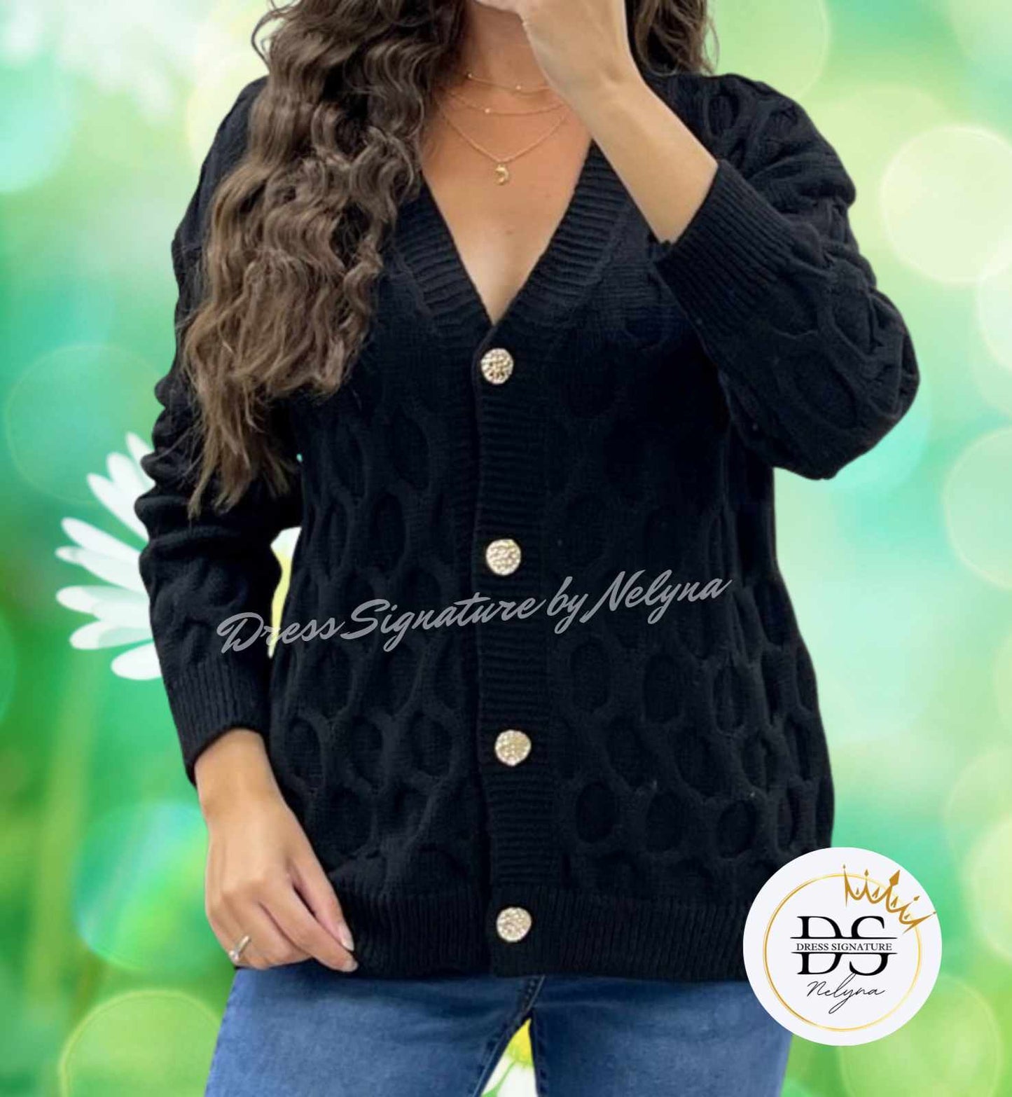Gilet maille effet struturé