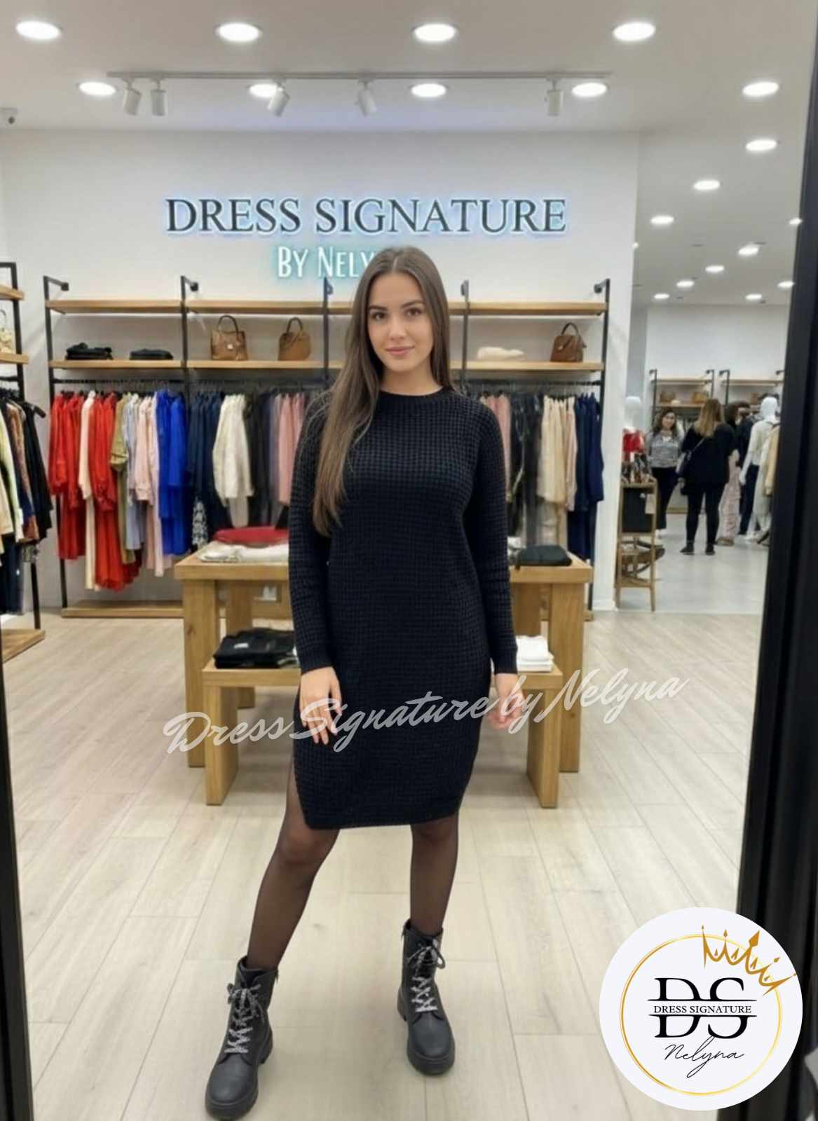 Robe pull grosse maille (PC)