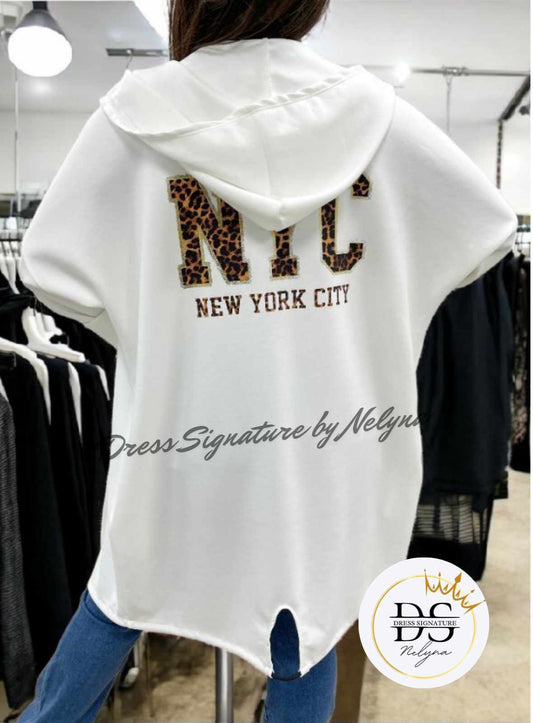 Gilet à capuche NYC