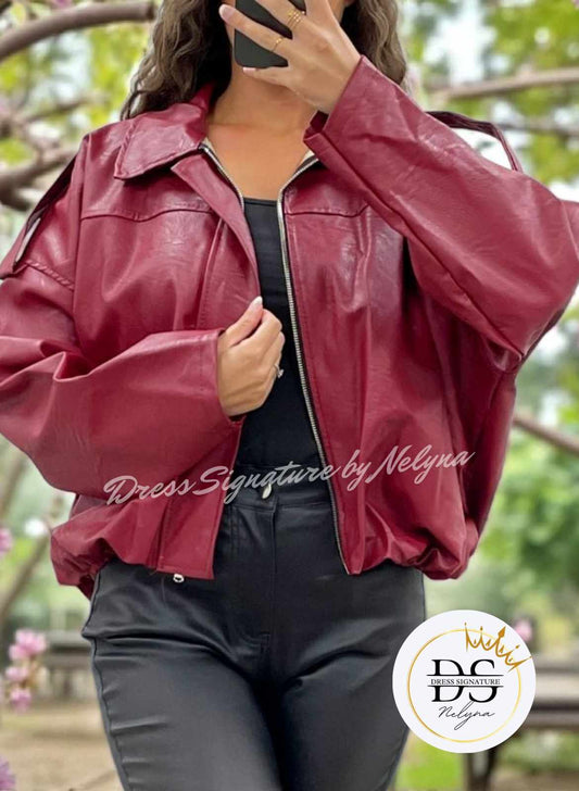 Veste simili cuir