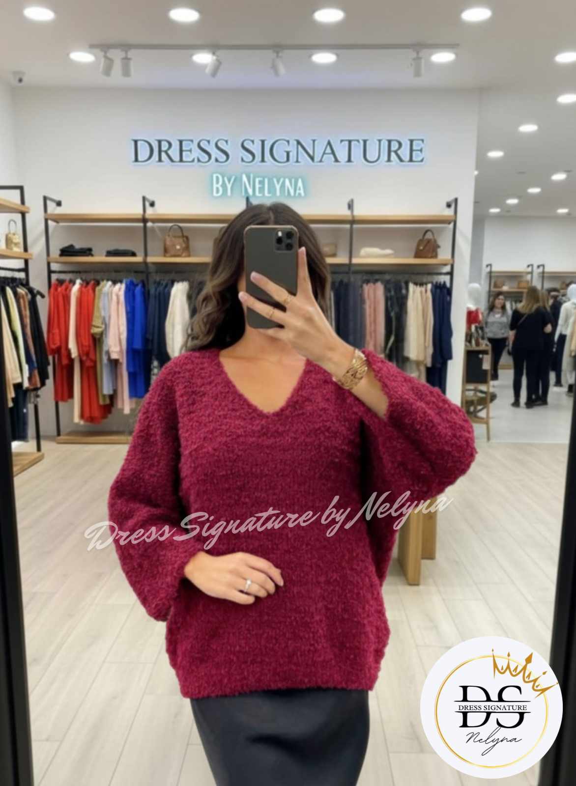 Pullover maille teddy (PC)