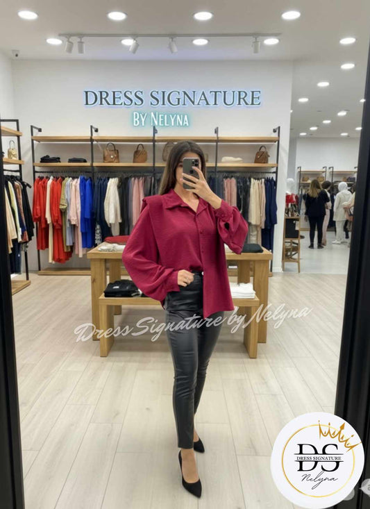 Chemise à épaulettes chic (PC)