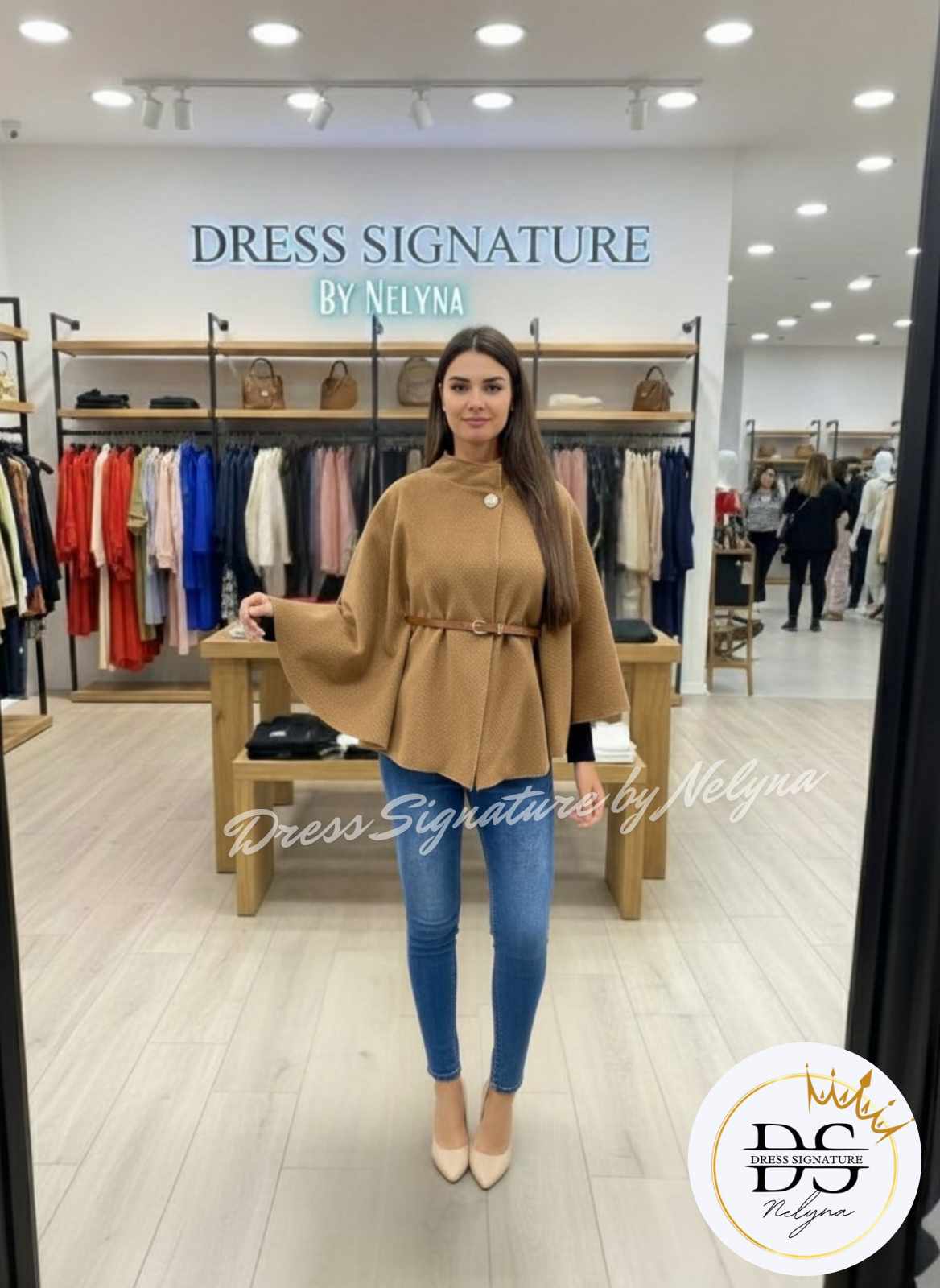 Veste cape avec ceinture (PC)