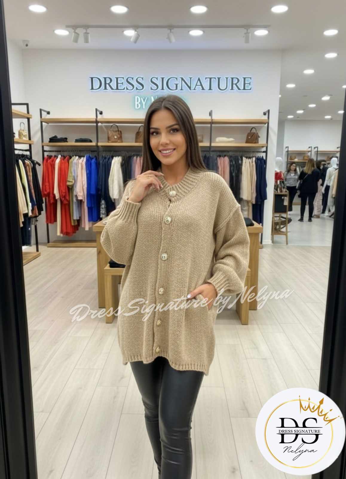 Gilet oversize doux (PC)