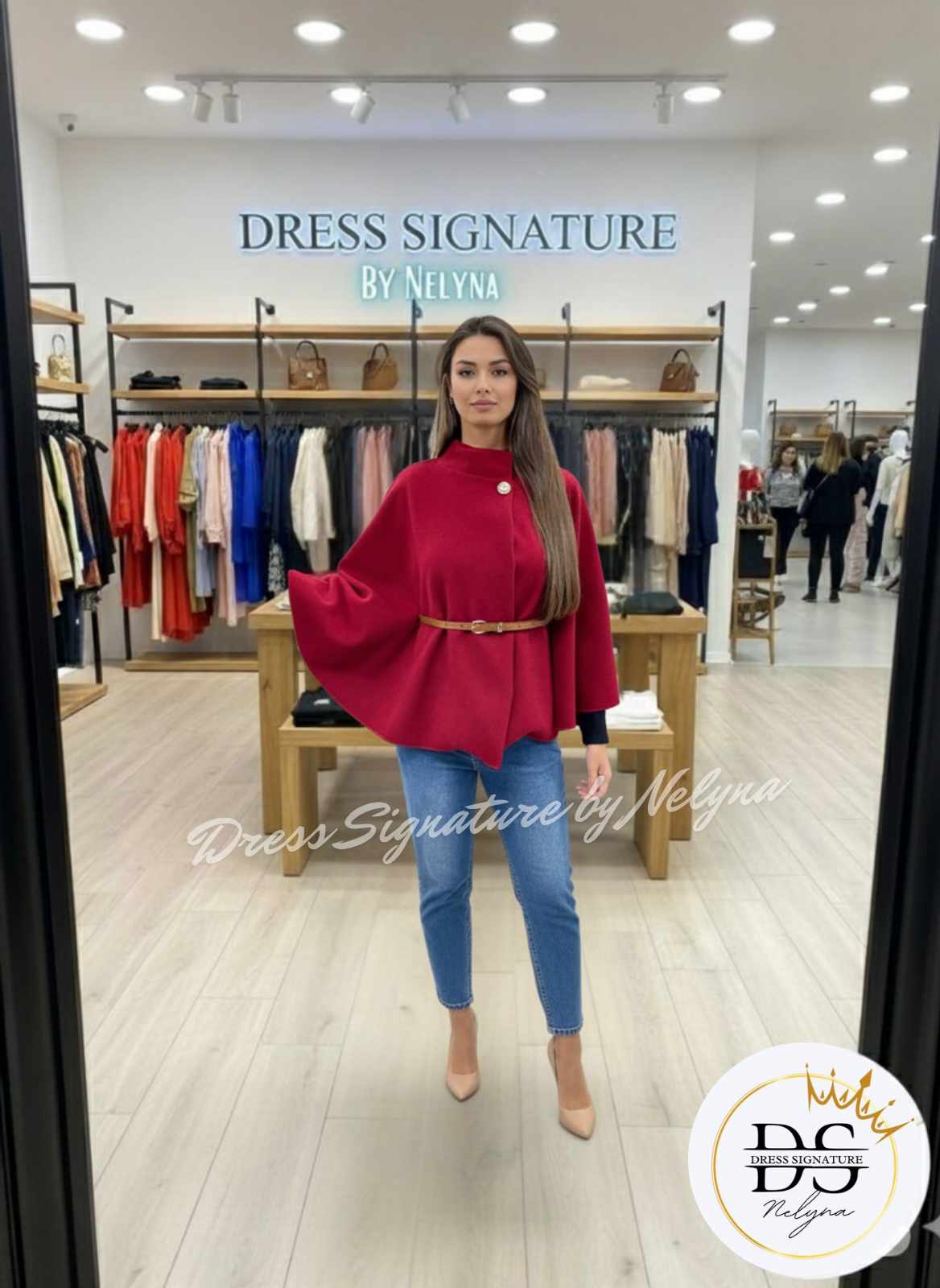 Veste cape avec ceinture (PC)