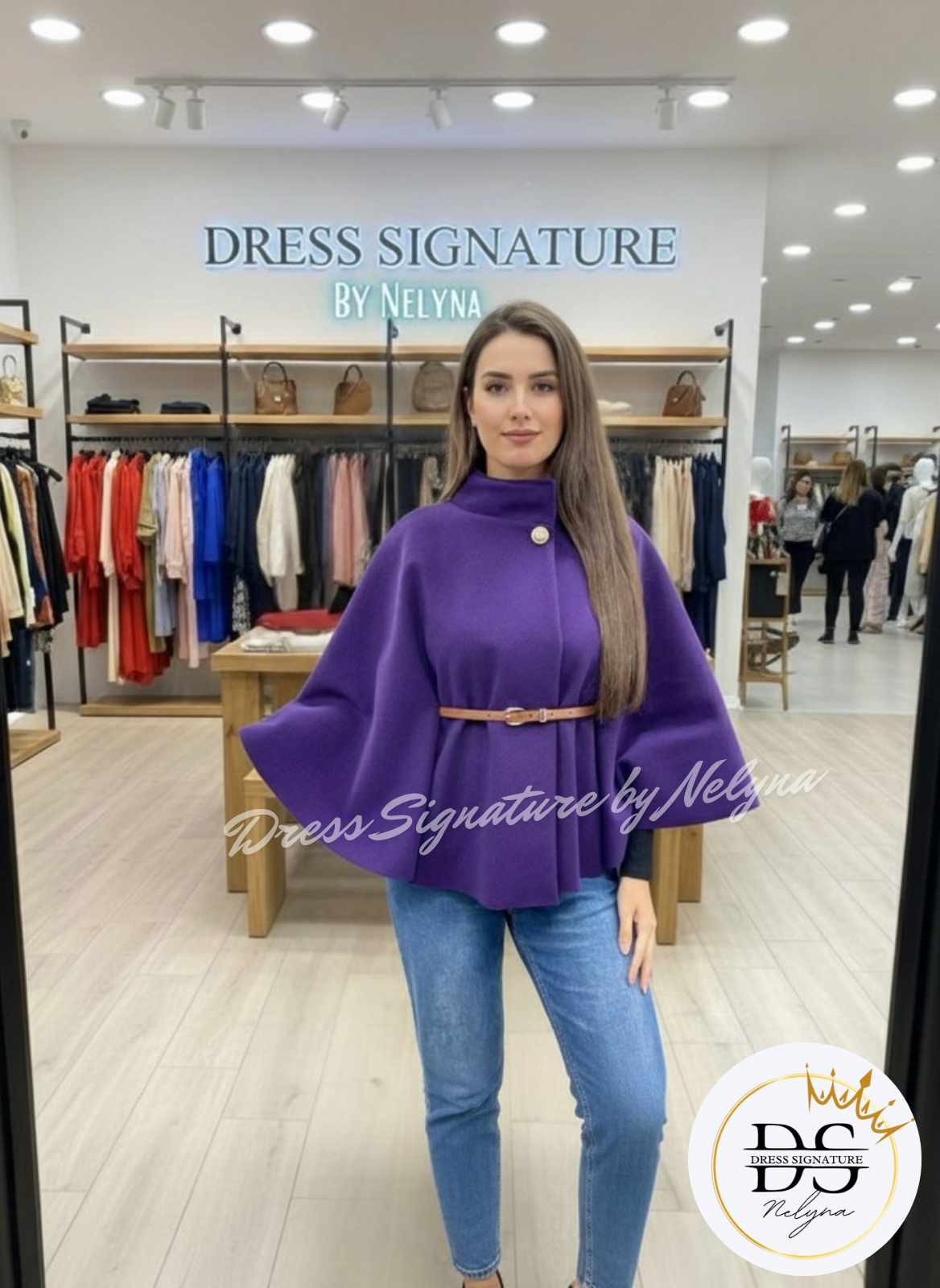 Veste cape avec ceinture (PC)