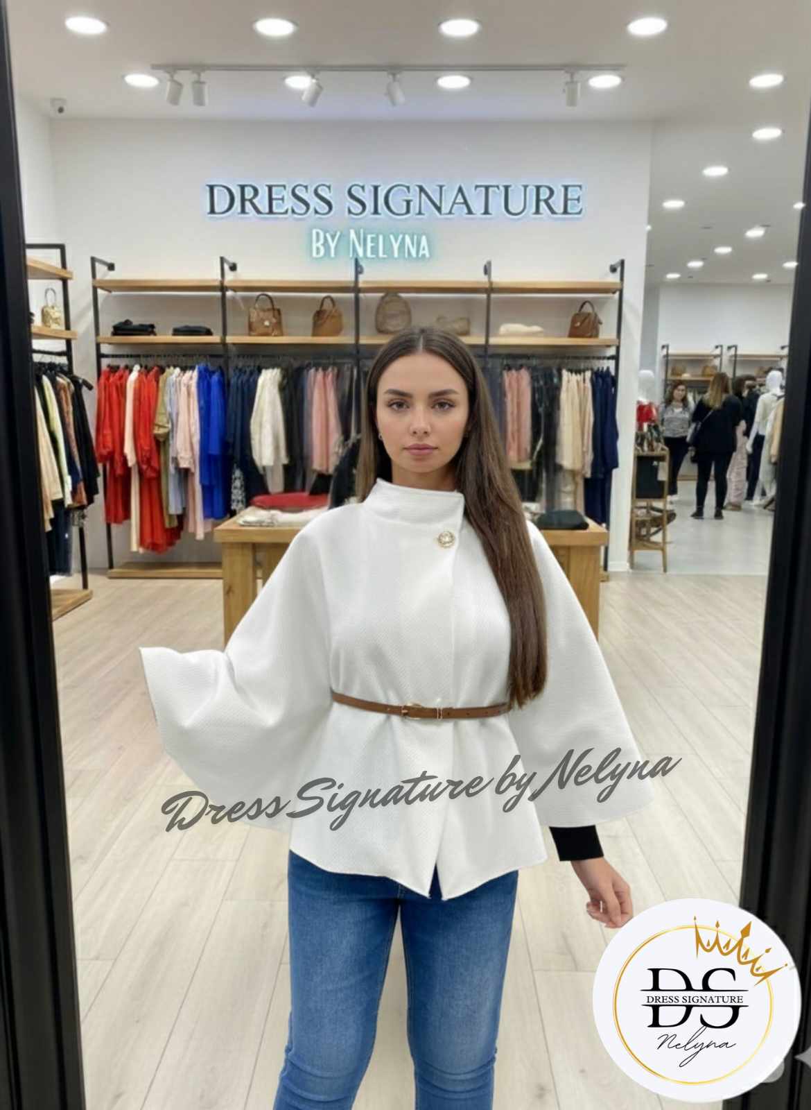 Veste cape avec ceinture (PC)