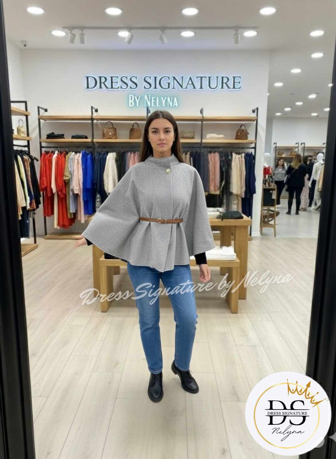 Veste cape avec ceinture (PC)