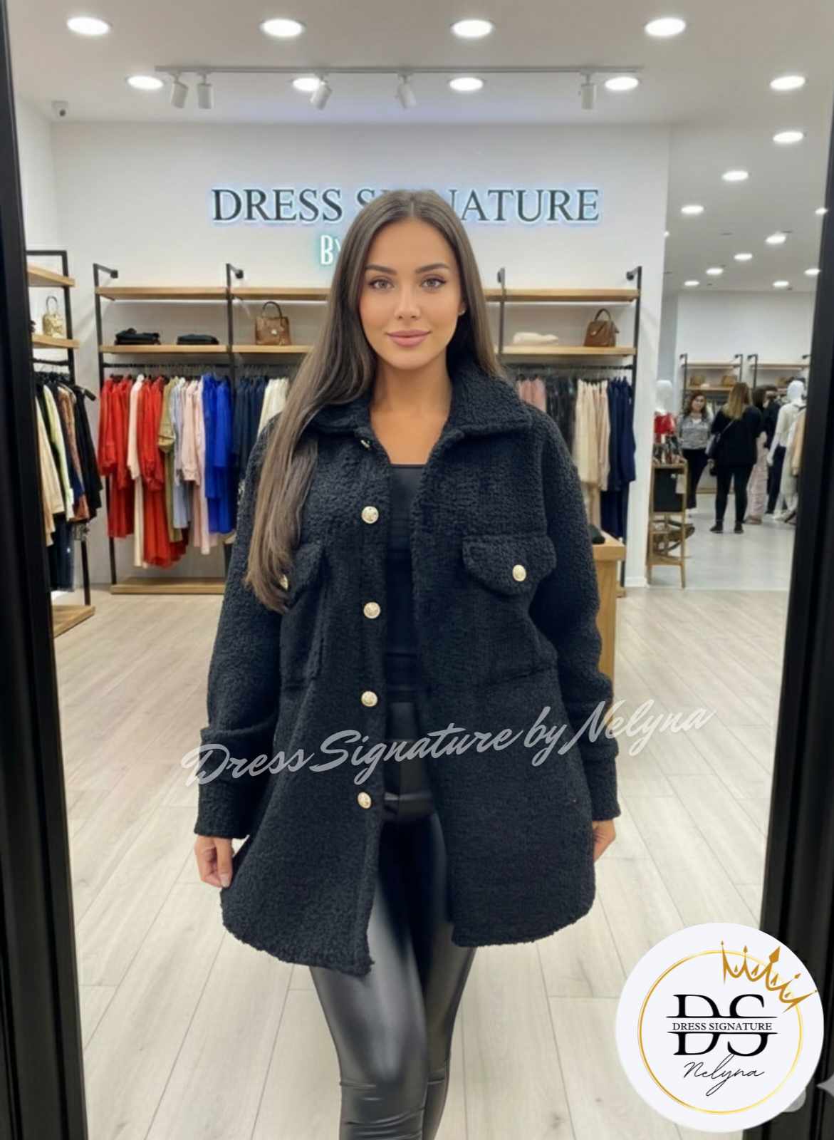 Surchemise effet laine