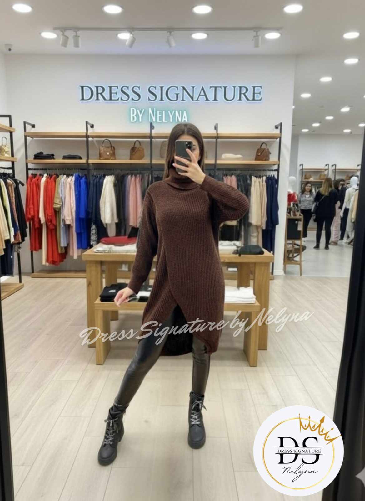 Pull long drapé (PC)