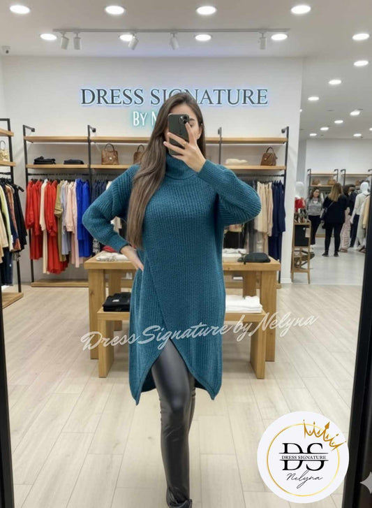 Pull long drapé (PC)