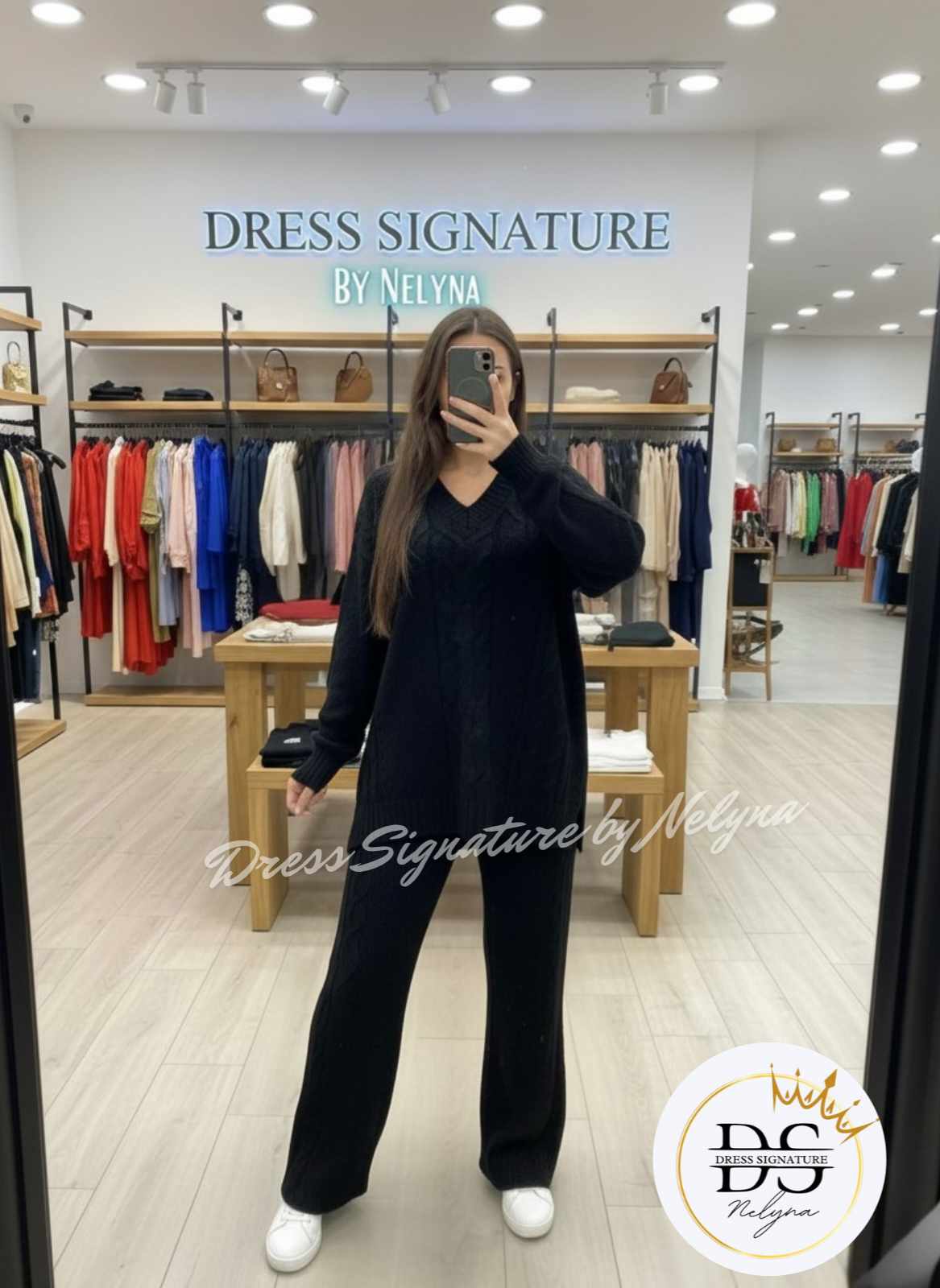 ensemble en maille (GRANDE TAILLE)