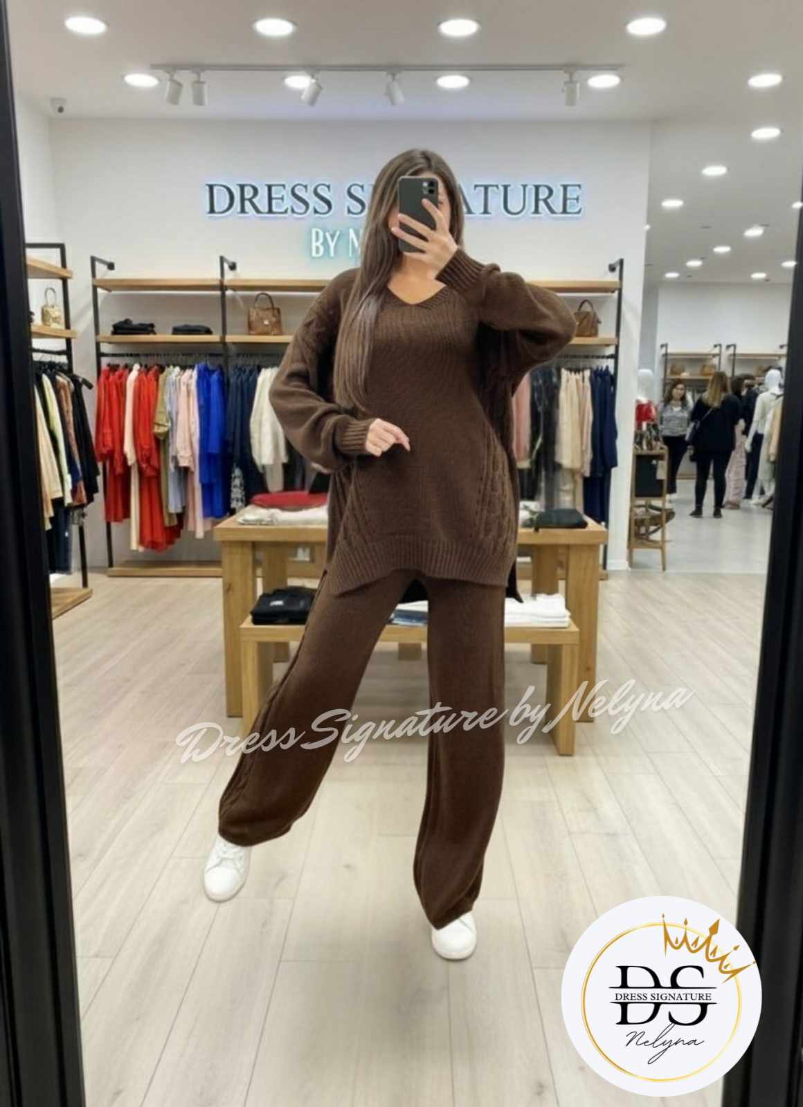 ensemble en maille (GRANDE TAILLE)