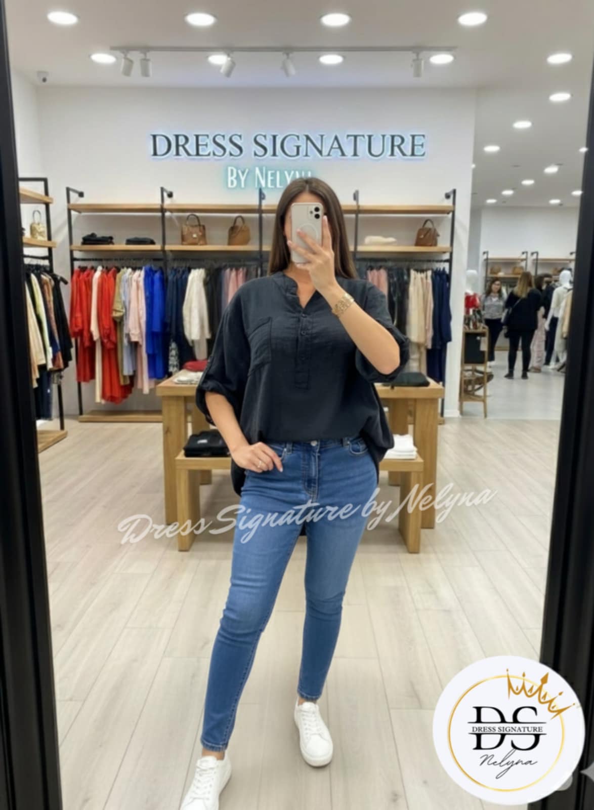 Chemisier coton à poche