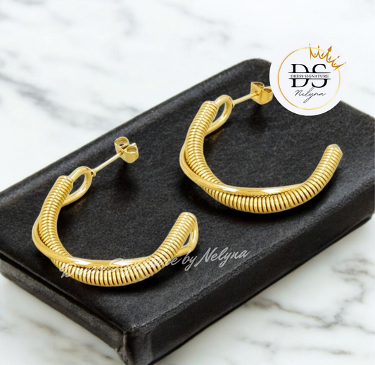 Boucle d'oreilles Golden vibes
