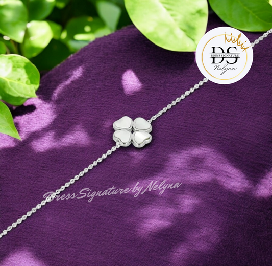 Bracelet Trèfle D'argent