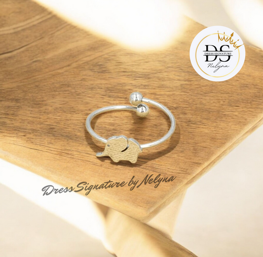 Bague Éléphant Chanceux