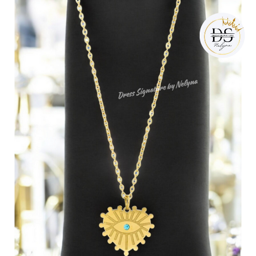Collier œil d'or