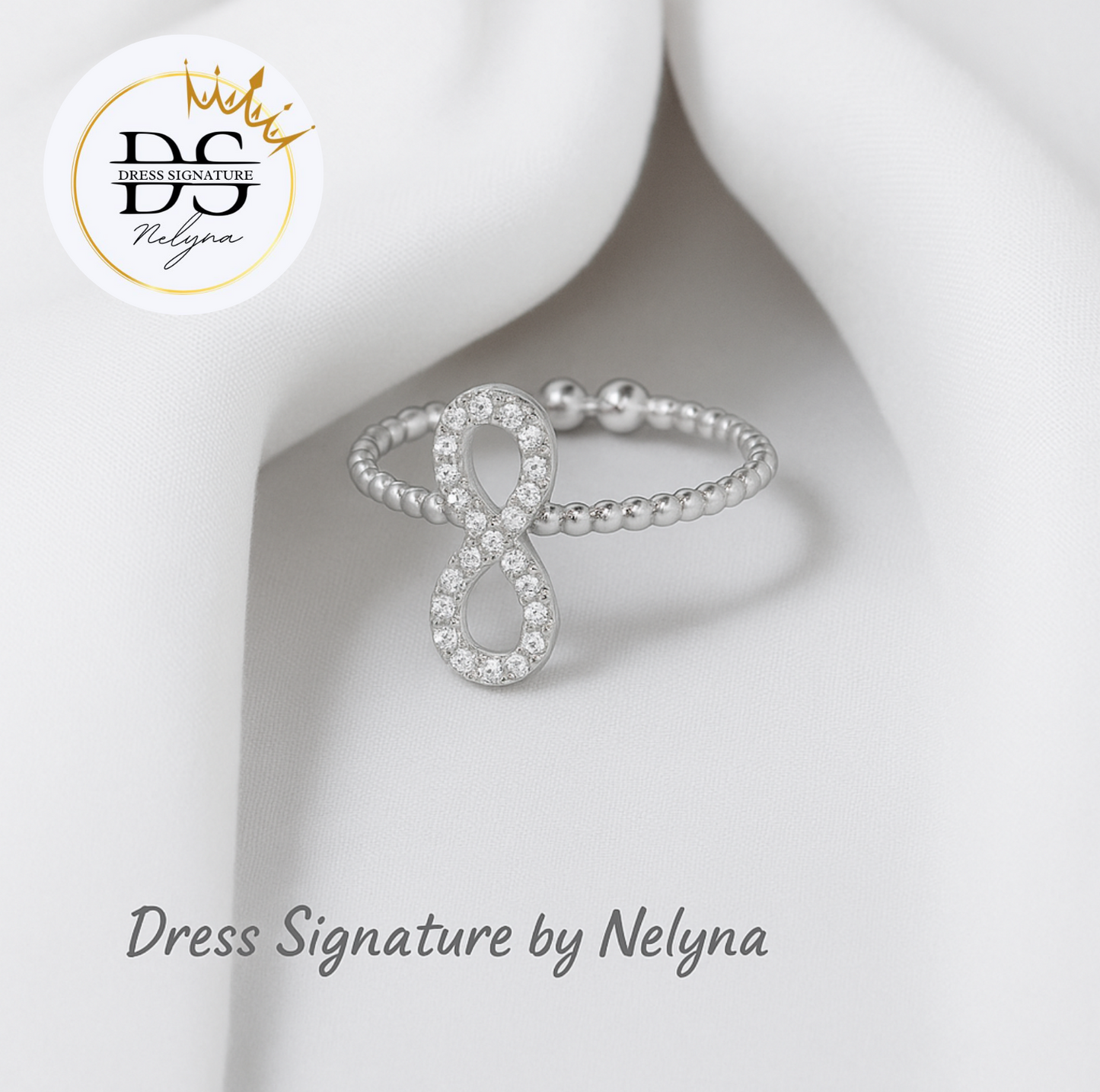 Bague femme infini