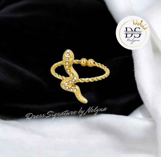 Bague Venin doré